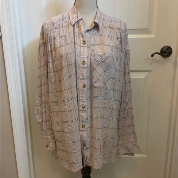 🆕 Free People Break my Stride blouse sm sugar red - Picture 2 of 8